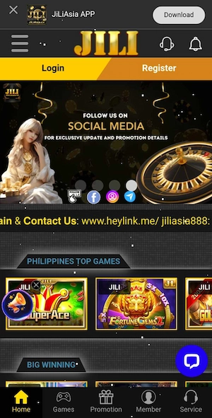 Step 1: Visit the official website of JiLiAsia